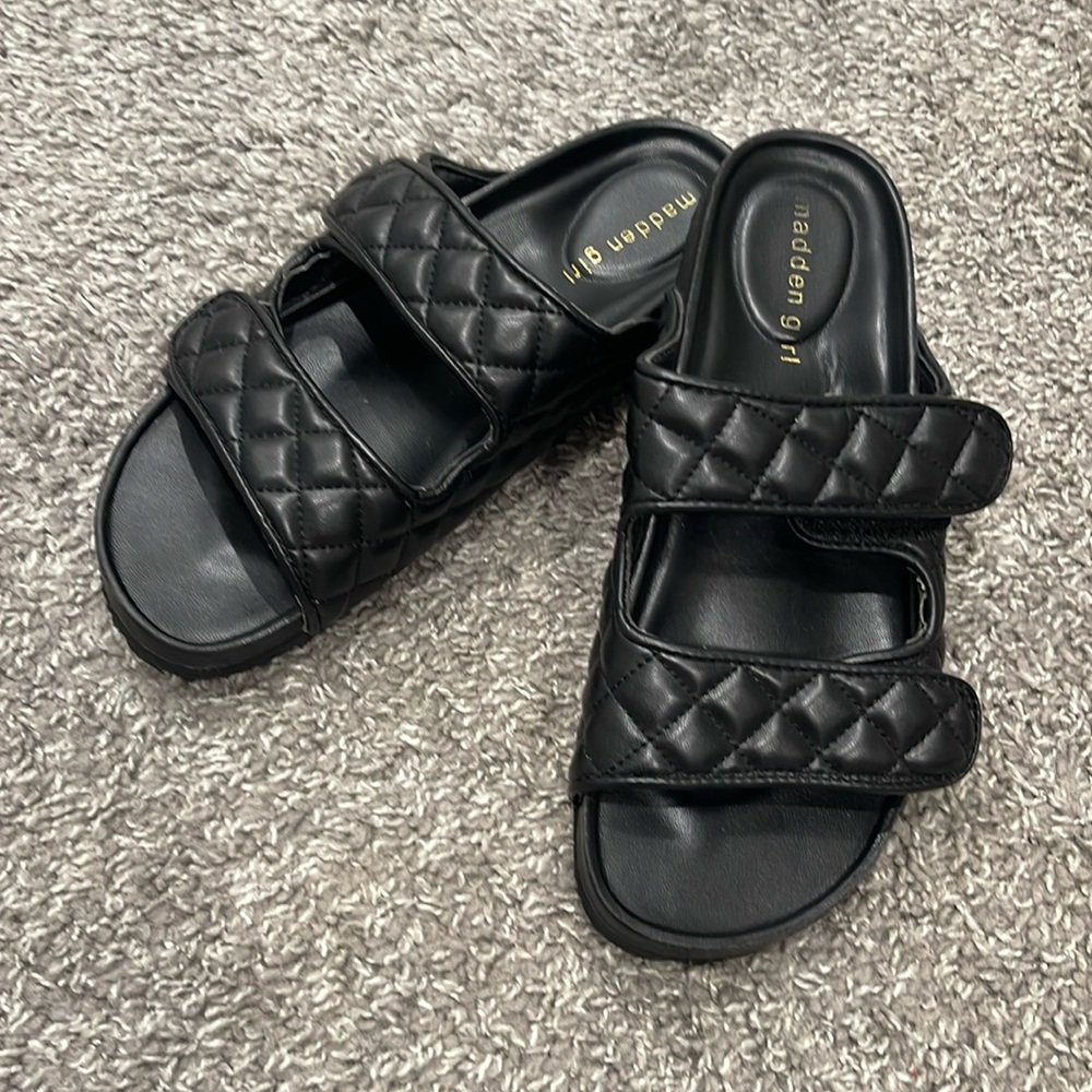 Madden Girl double strap sandals